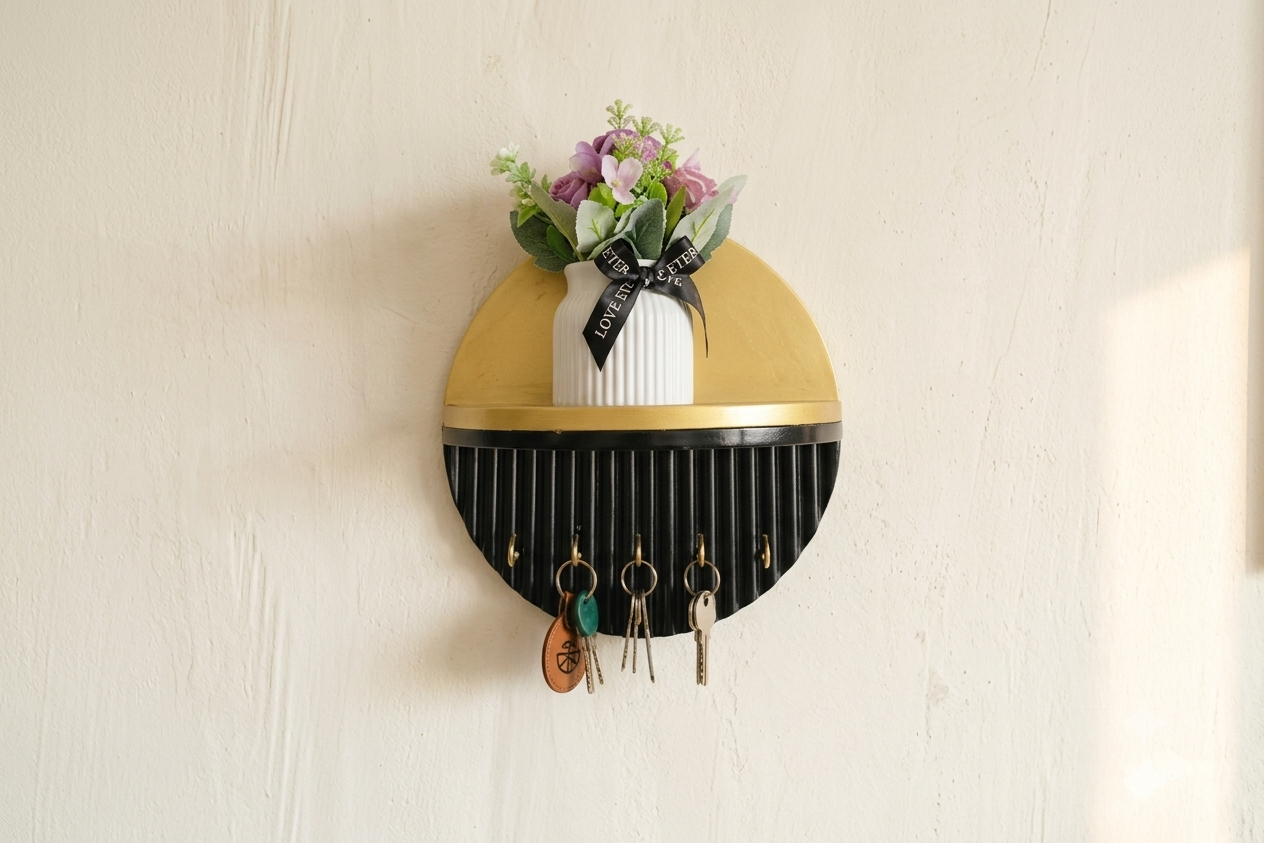 key holder brown